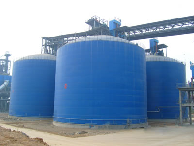 弓长岭水泥钢板库改造