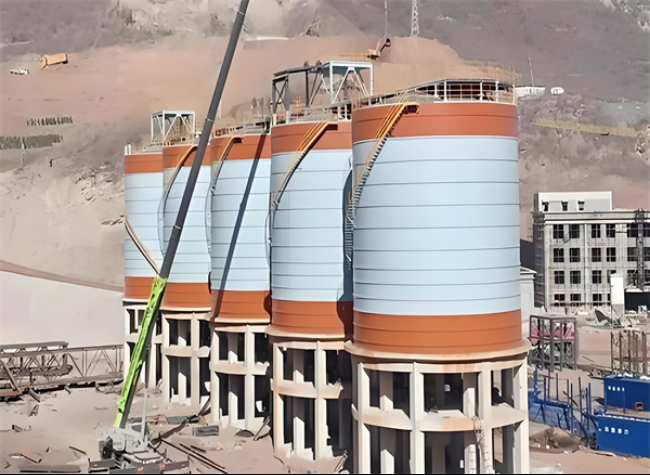 弓长岭高架钢板仓